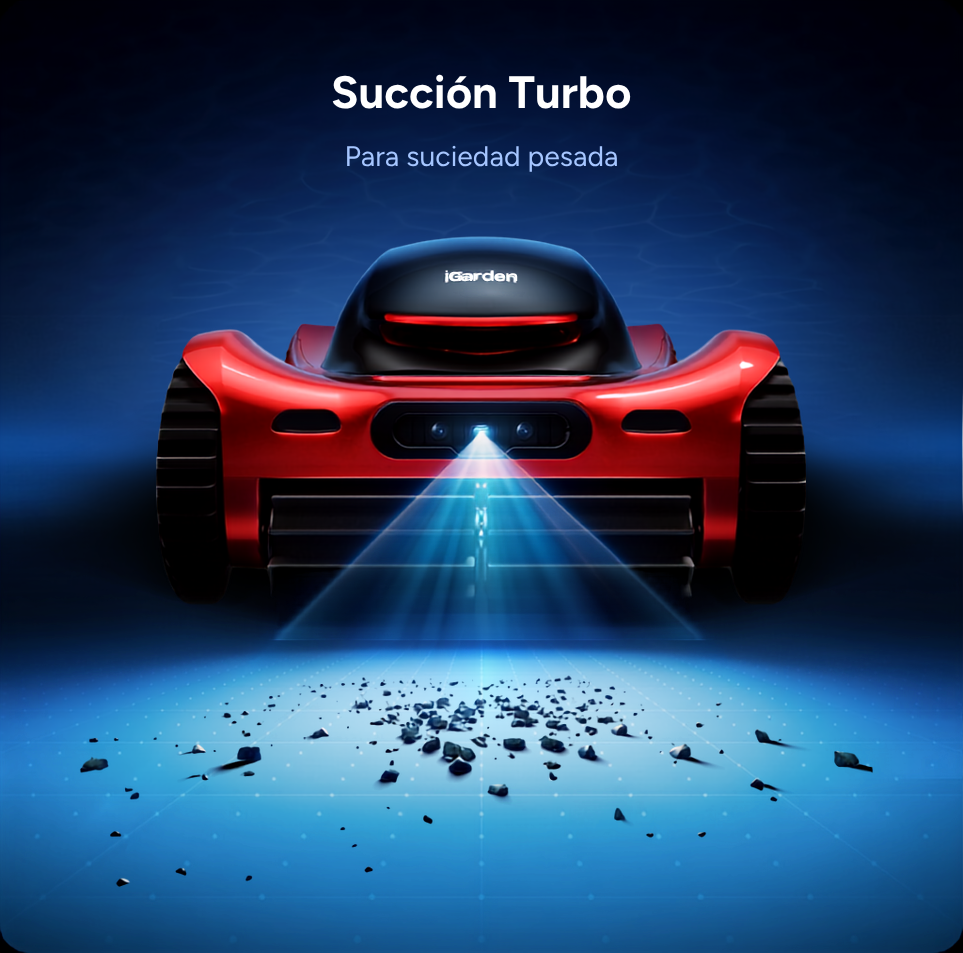 Succión adaptativa con IA del robot limpiafondos M1-AI